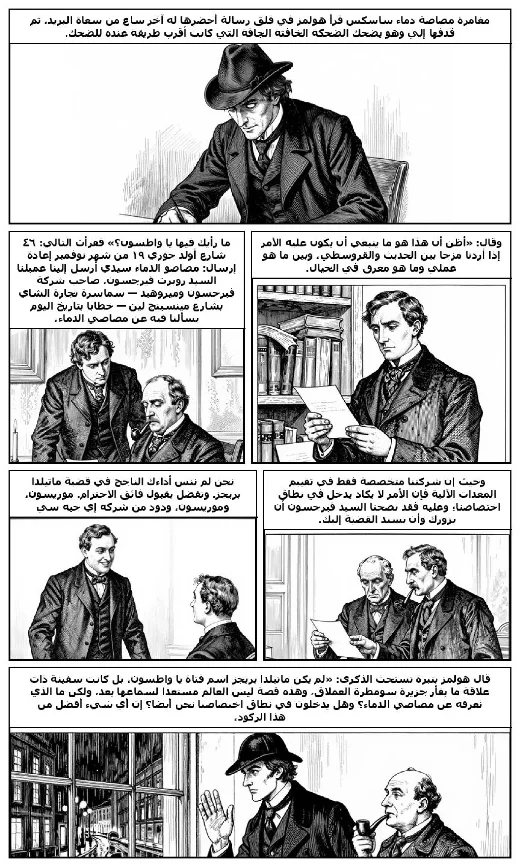The Adventure of the Sussex Vampire manga adaptation by Arthur Conan Doyle · Page 1
