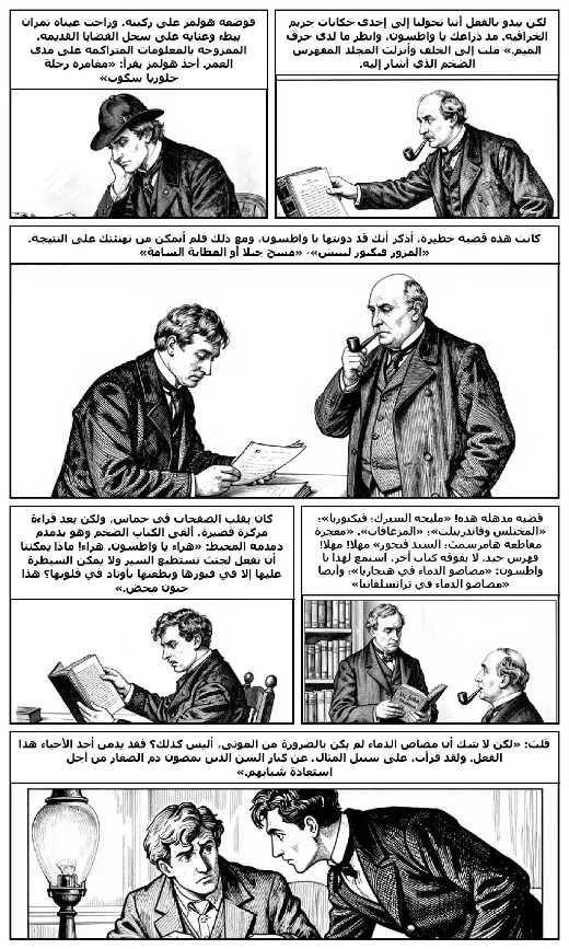 The Adventure of the Sussex Vampire manga adaptation by Arthur Conan Doyle · Page 2