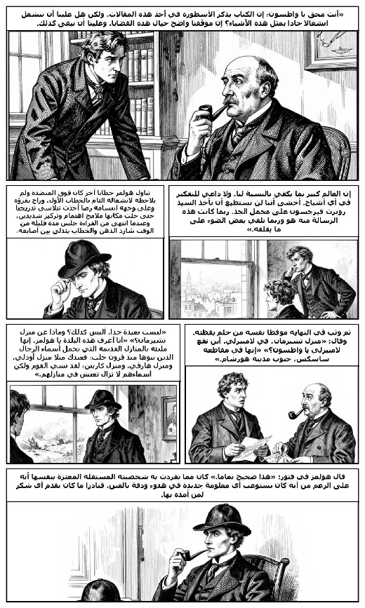 The Adventure of the Sussex Vampire manga adaptation by Arthur Conan Doyle · Page 3