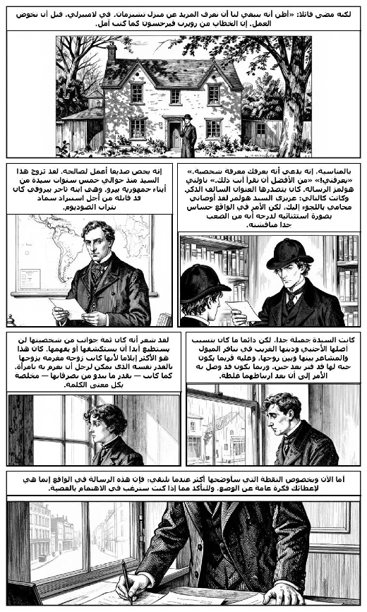 The Adventure of the Sussex Vampire manga adaptation by Arthur Conan Doyle · Page 4