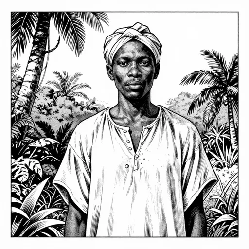 Kilwa, A companion of the Colonel, character in The Balloon-Tree