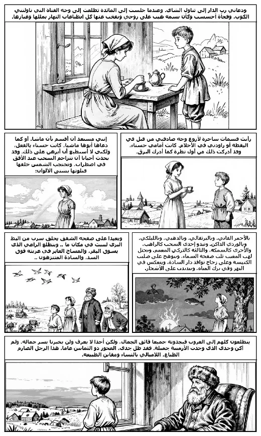 مانغا «الحسناوان» · أنطون تشيخوف · صفحة 3