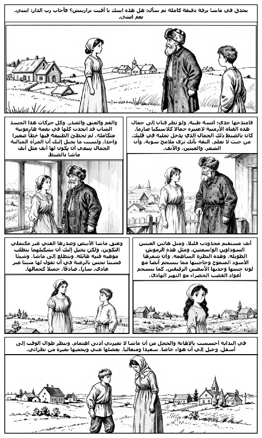 مانغا «الحسناوان» · أنطون تشيخوف · صفحة 4