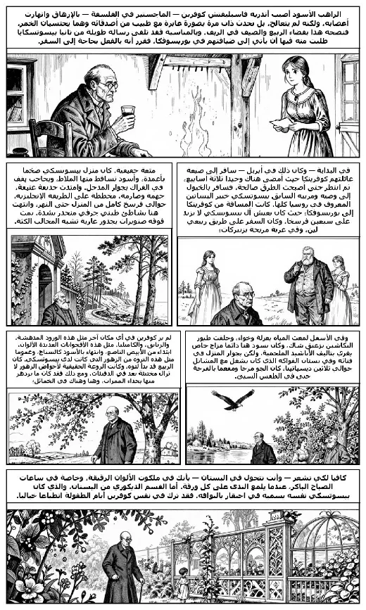 The Black Monk manga adaptation by Anton Chekhov · Page 1
