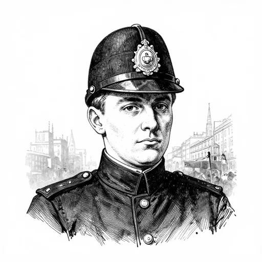 Police Officer, Police Officer, character in The Blue Cross