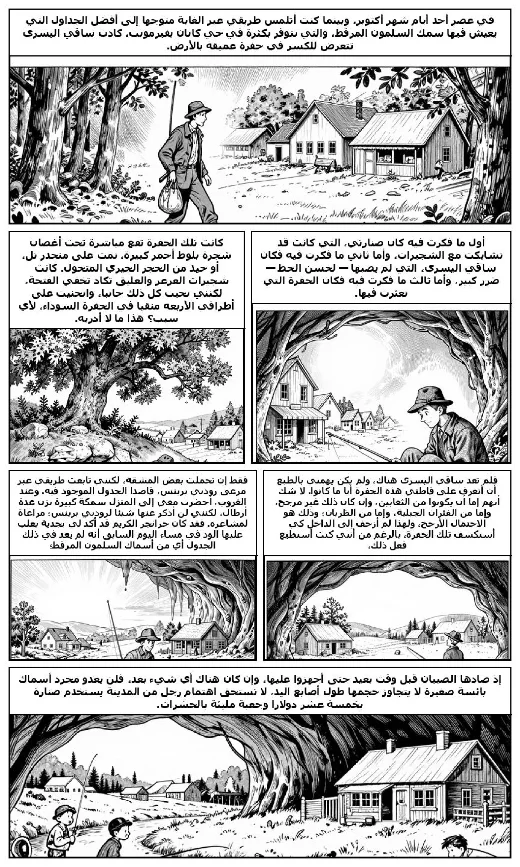 The Cave of the Asplurgles manga adaptation by Edward Page Mitchell · Page 1