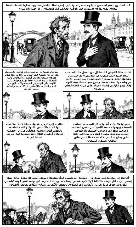 The Diamond Maker manga adaptation by H. G. Wells · Page 3