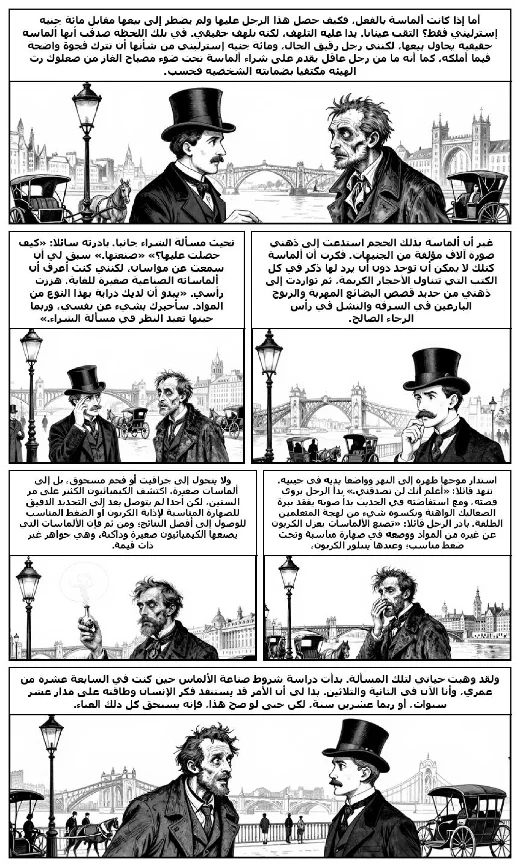 The Diamond Maker manga adaptation by H. G. Wells · Page 4