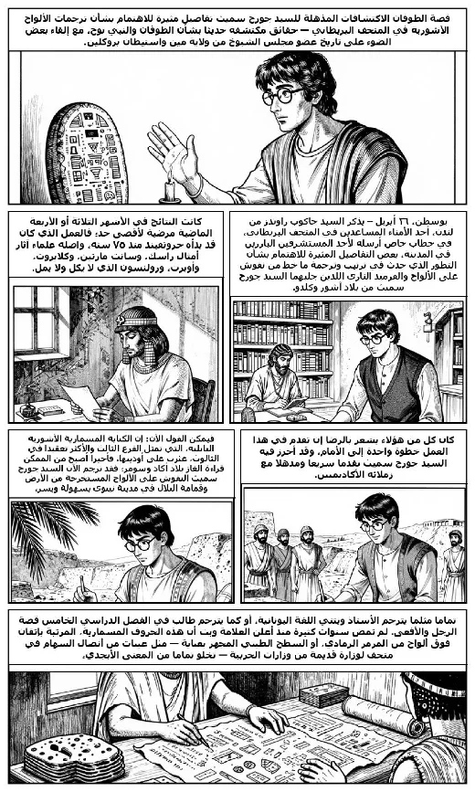 The Flood (comic retelling) manga adaptation by Edward Page Mitchell · Page 1