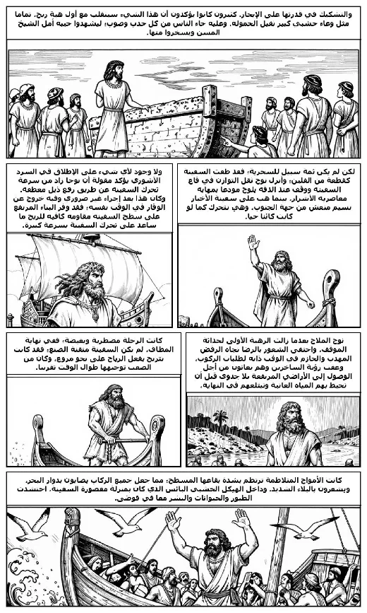 The Flood (comic retelling) manga adaptation by Edward Page Mitchell · Page 4
