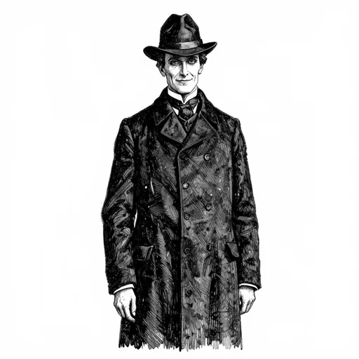 The Tall Stranger, The mysterious stranger, character in The Flying Weathercock