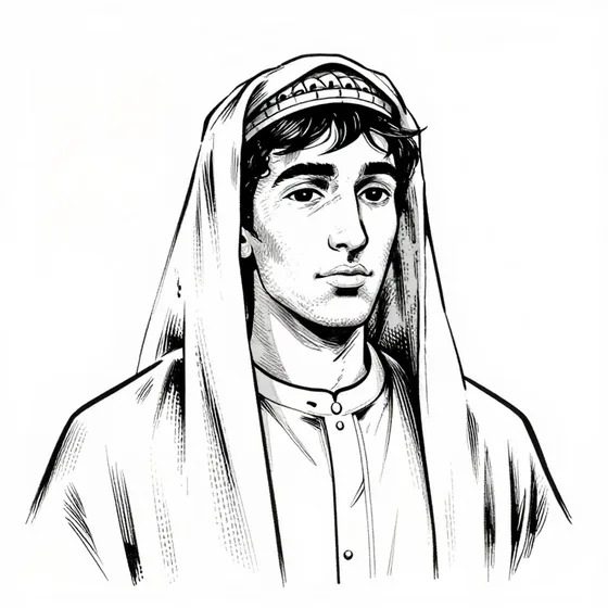 Ashur al-Nagi, A foundling Sheikh Afra finds at dawn, character in The Harafish