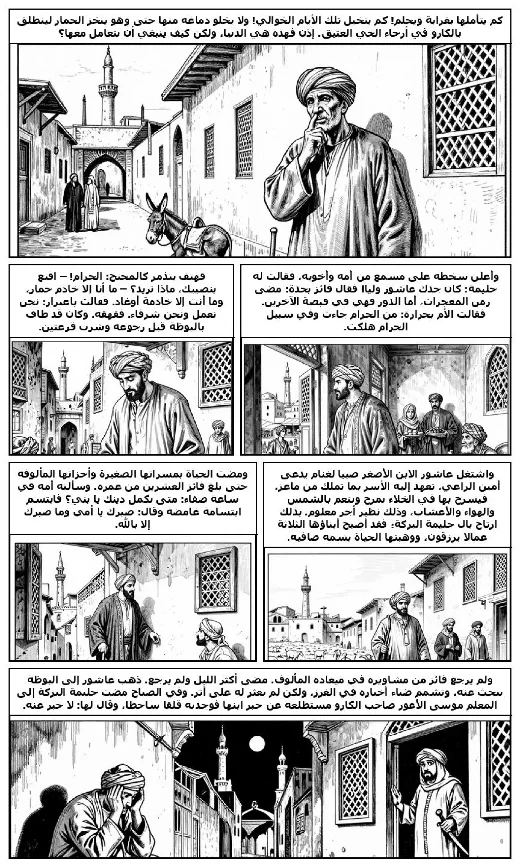 The Harafish manga adaptation by Naguib Mahfouz · Page 3