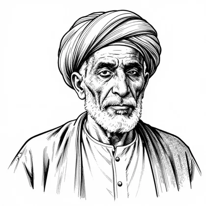 Shalan the One-Eyed, A retired strongman and trusted adviser, character in The Harafish