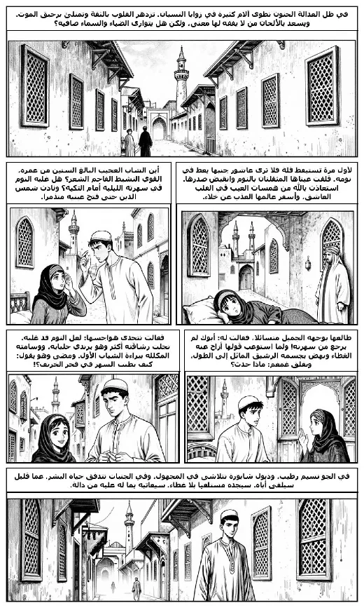 The Harafish manga adaptation by Naguib Mahfouz · Page 1