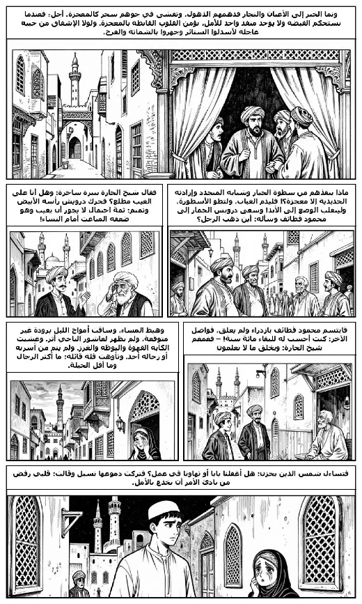 The Harafish manga adaptation by Naguib Mahfouz · Page 3