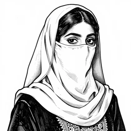 Saniya Hanim al-Samari, His second wife, the flour merchant’s daughter, character in The Harafish