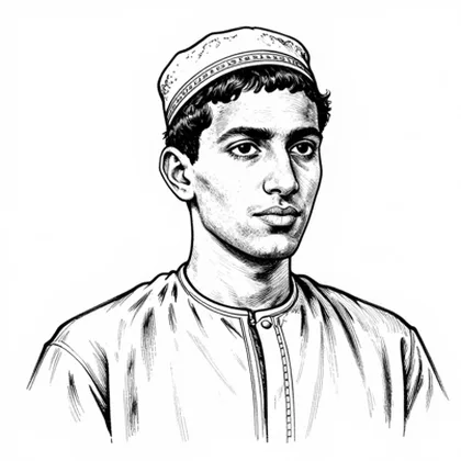 Samaha al-Nagi, Sulayman’s grandson, the hunted man, character in The Harafish
