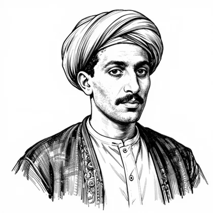 Radwan, His brother, an honest merchant, character in The Harafish