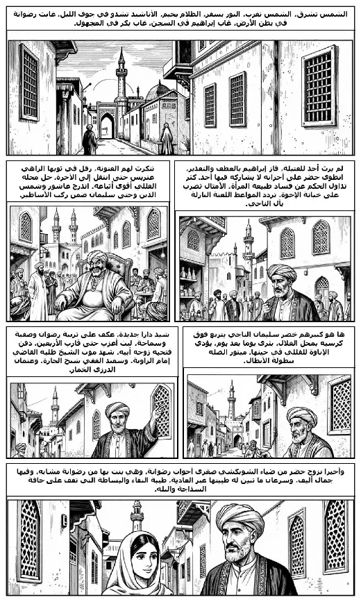 The Harafish manga adaptation by Naguib Mahfouz · Page 1