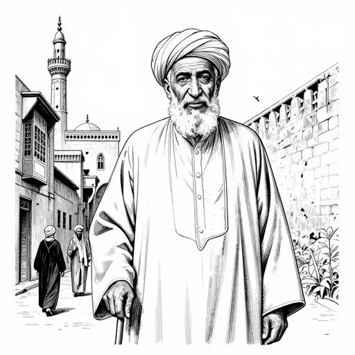 Sheikh Mohamed Toukil, Head of the Quarter, character in The Harafish