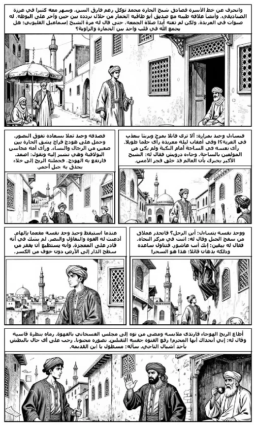 The Harafish manga adaptation by Naguib Mahfouz · Page 3
