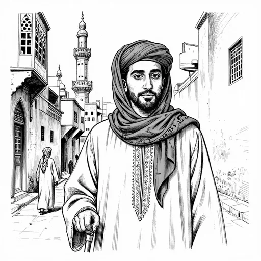 Wahid, Old Man, character in The Harafish