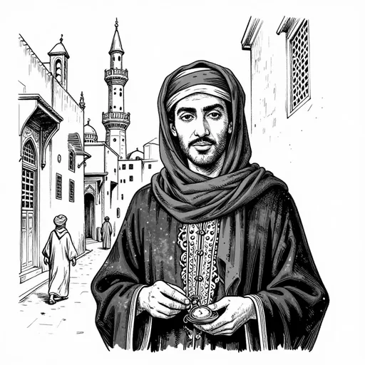 Aziz, Businessman, character in The Harafish