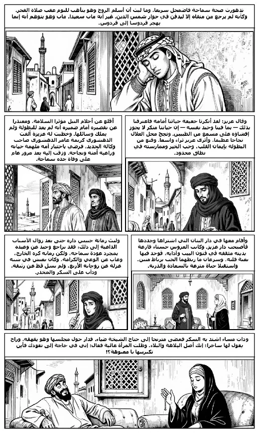 The Harafish manga adaptation by Naguib Mahfouz · Page 1