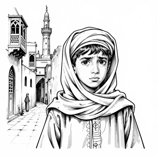Shams, Son of Aziza, character in The Harafish