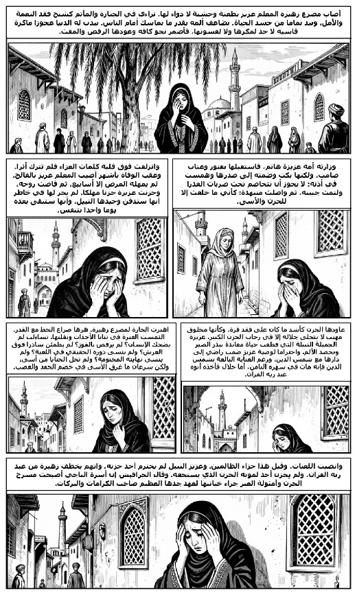 The Harafish manga adaptation by Naguib Mahfouz · Page 1