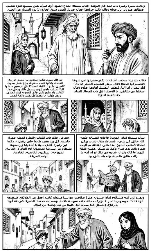 The Harafish manga adaptation by Naguib Mahfouz · Page 3