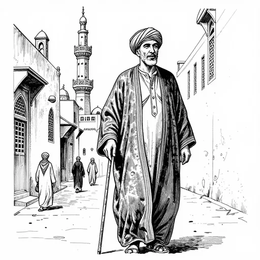 Shaor, Mysterious Man, character in The Harafish