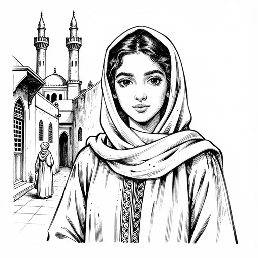Zainat the Blond, Blond Girl, character in The Harafish