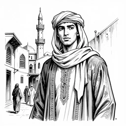 Ashour the Rescuer, Rescuer of the Quarter, character in The Harafish