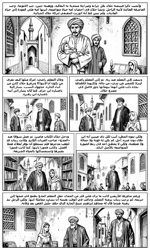 The Harafish manga adaptation by Naguib Mahfouz · Page 3