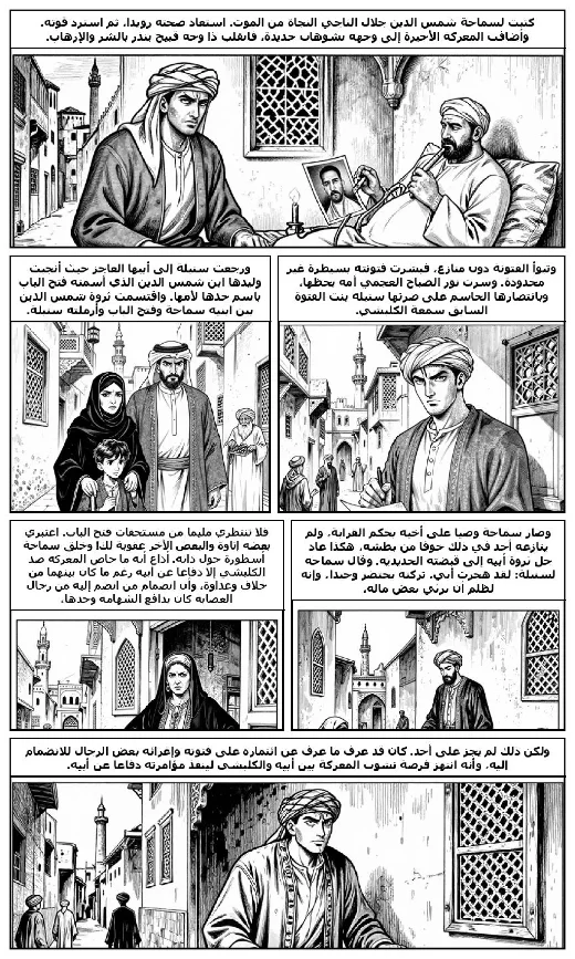 The Harafish manga adaptation by Naguib Mahfouz · Page 1