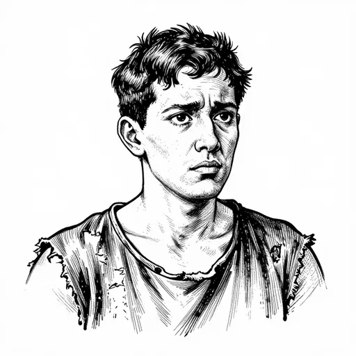 Helper2, Abandoned the man, character in The Island of the Epyornis