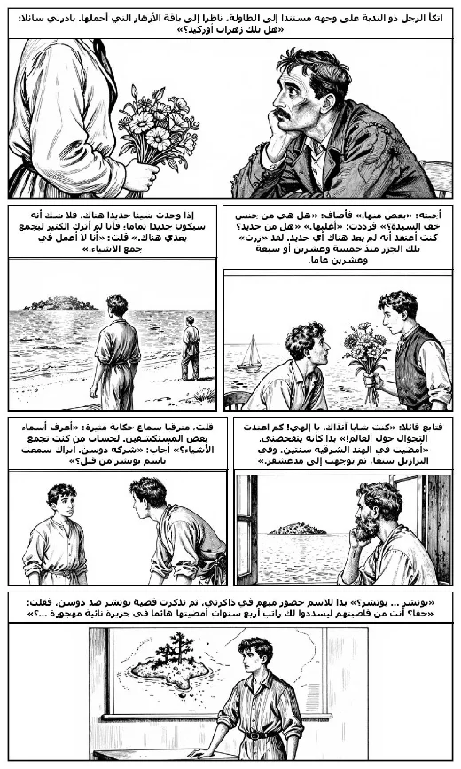 The Island of the Epyornis manga adaptation by H. G. Wells · Page 1