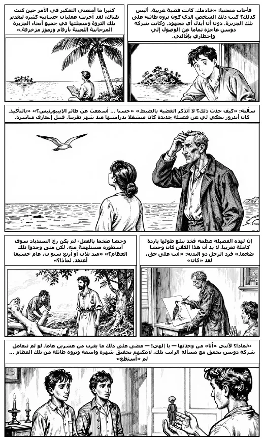 The Island of the Epyornis manga adaptation by H. G. Wells · Page 2