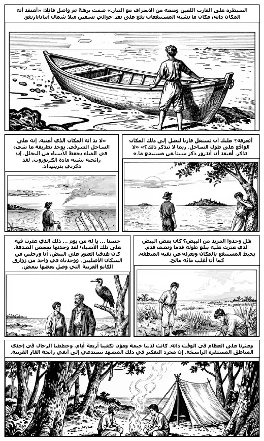 The Island of the Epyornis manga adaptation by H. G. Wells · Page 3
