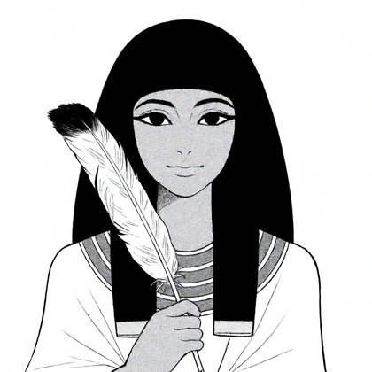 Maat, Keeper of truth at the prow, character in The Journey of the Sun