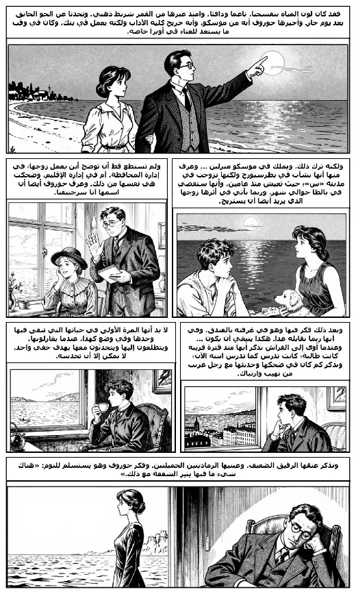 The Lady with the Dog manga adaptation by Anton Chekhov · Page 4