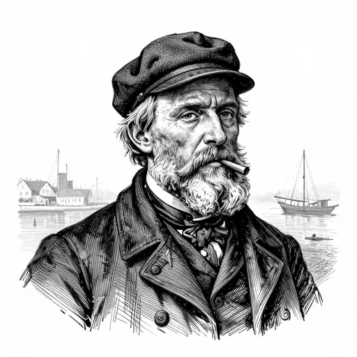 Captain Trumbull Cram, The captain of the Judas Iscariot, character in The Last Cruise of the Judas Iscariot