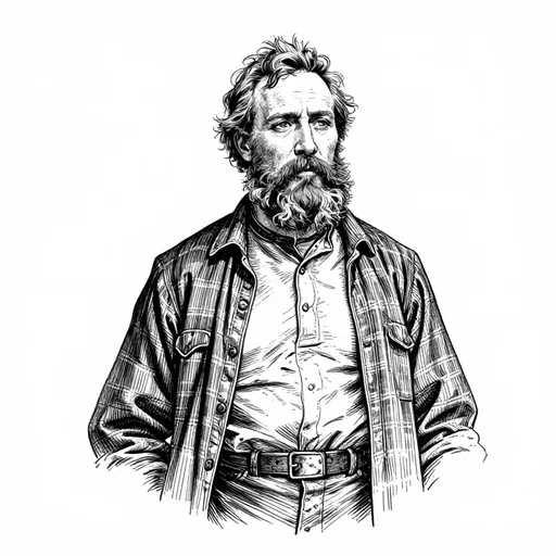 Sandy Tipton, Camp Man, character in The Luck of Roaring Camp