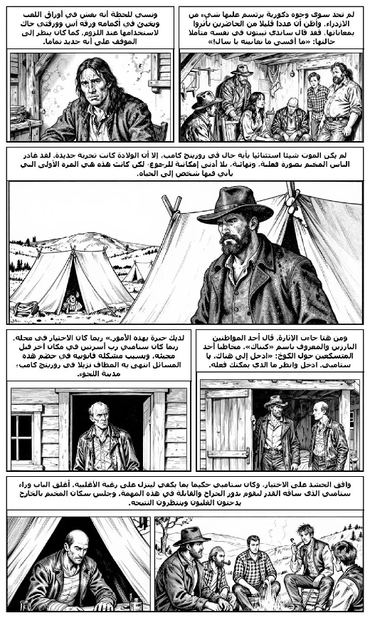 The Luck of Roaring Camp manga adaptation by Bret Harte · Page 2
