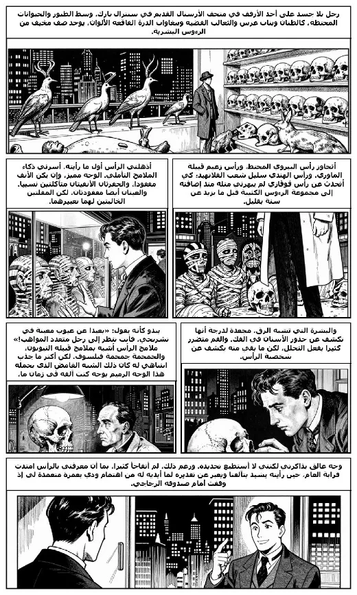 The Man Without a Body manga adaptation by Edward Page Mitchell · Page 1