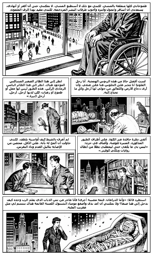 The Man Without a Body manga adaptation by Edward Page Mitchell · Page 3