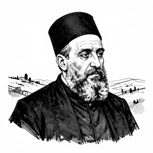 Khoury Yousef, The village priest, character in The Muleteer and the Priest