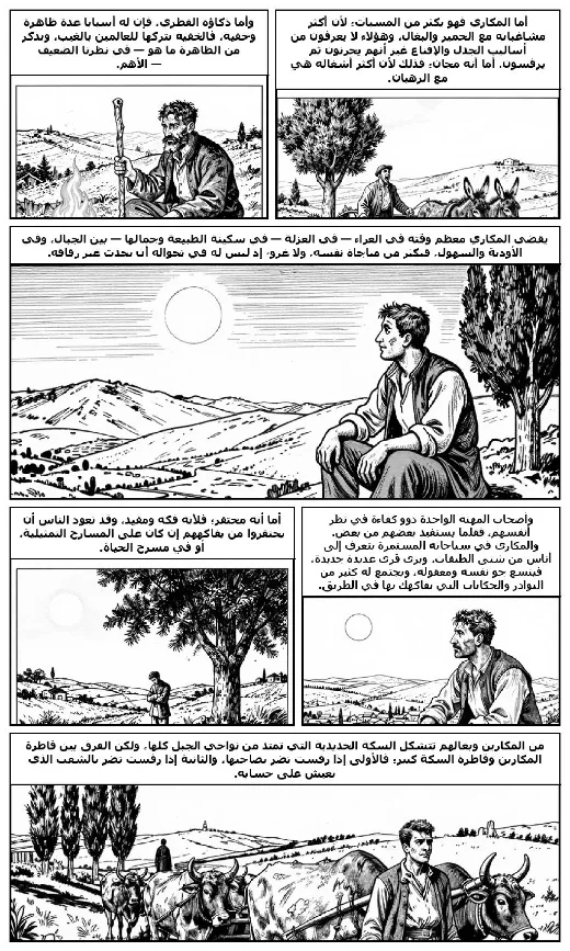 The Muleteer and the Priest manga adaptation by Ameen Rihani · Page 2